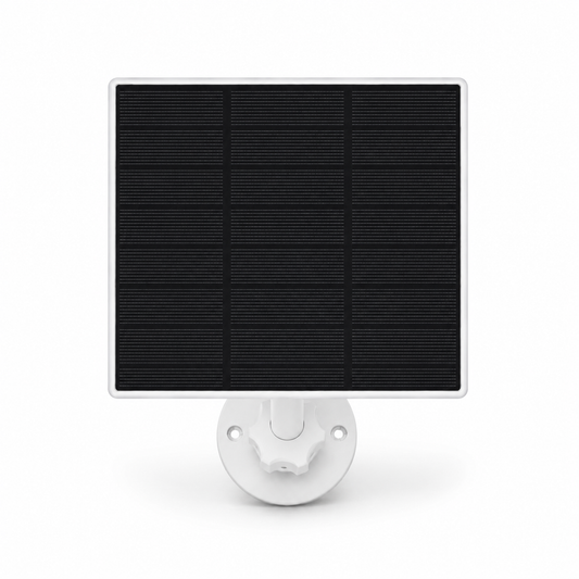 Frontansicht Solarpanel für Vogelhaus mit Kamera, leistungsstarkes Solarmodul für Vogelkameras im Garten
